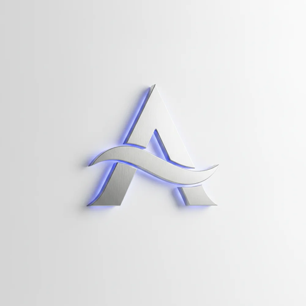 Illuminated 3D Logo Sign - Stainless Steel Mirror Finish (Custom Fabrication)